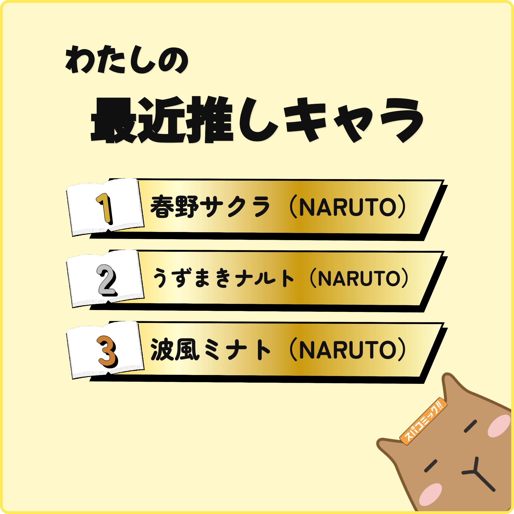 わたしの最近推しキャラ