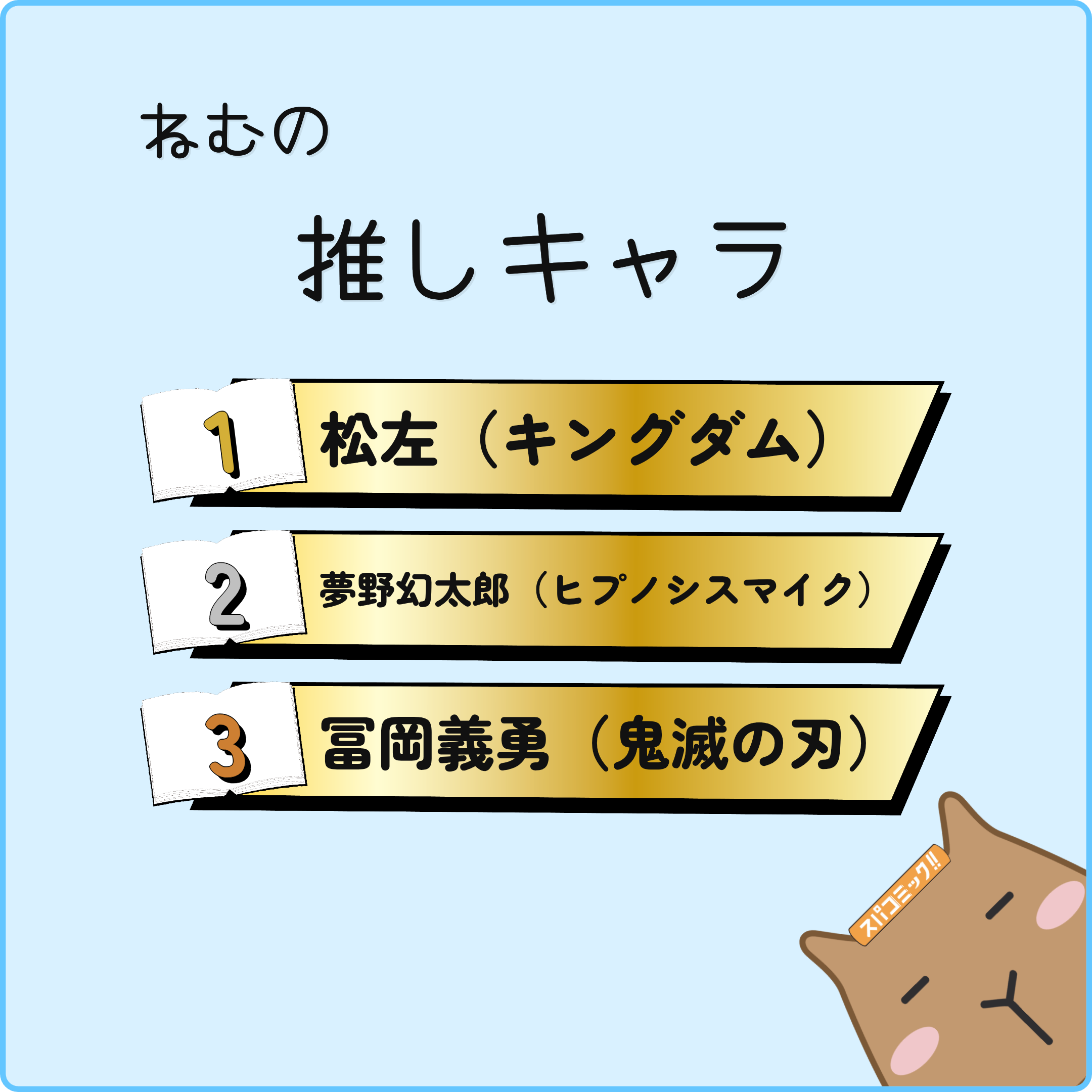 ねむの推しキャラ