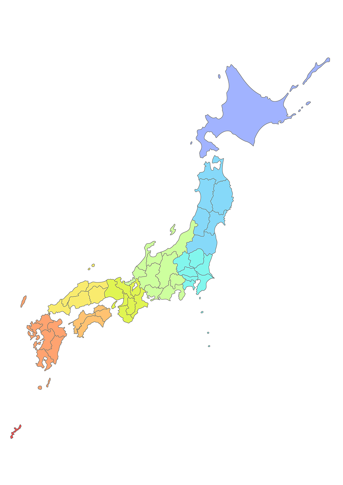 日本地図