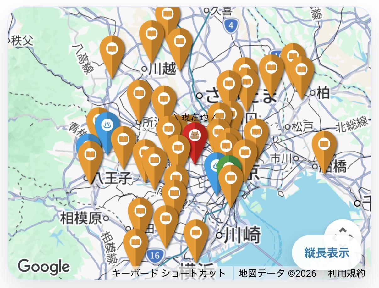 このエリアの施設を地図で見る